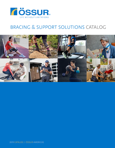 Catalog Cover Ossur Bracing and Support Solutions